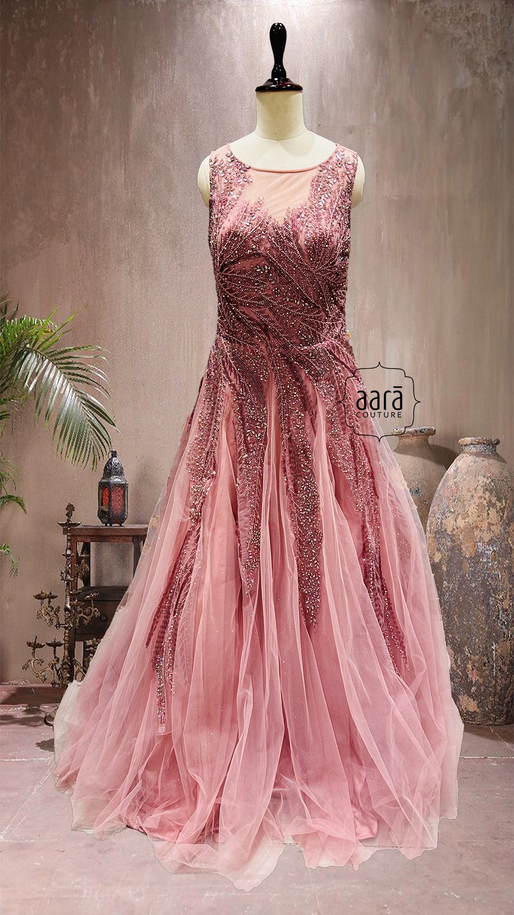 15810 BUTTERFLY SOFT NET UNIQUE PATTERN PRINCESS LOOK STYLISH PARTY WEAR  GRACEFUL SIZZLING RED CARPET LOOK DESIGNER COLOURFUL GOWN READYMADE  COLLECTION SUPPLIER IN INDIA AUSTRALIA LONDON - Reewaz International |  Wholesaler &
